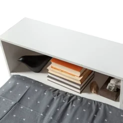 Eenpersoonsbedden<WOOOD Bed Connect Wit - 90x200 cm