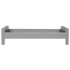 Eenpersoonsbedden<WOOOD Bed Dennis Grijs - 90x200 cm