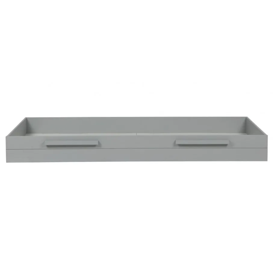 Bedaccessoires<WOOOD Bedlade Dennis Grijs - 90x190 cm