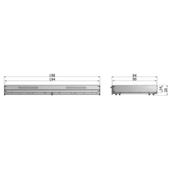 Bedaccessoires<WOOOD Bedlade Dennis Grijs - 90x190 cm