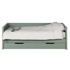 Bedaccessoires<WOOOD Bedlade Nikki Groen - 198x20x94 cm