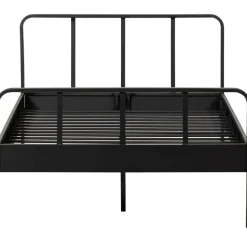 Tweepersoonsbedden|Eenpersoonsbedden<WOOOD Bed Mees Zwart - 120x200 cm