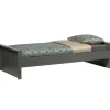 Eenpersoonsbedden<WOOOD Bed Morris Leem - 90x200 cm