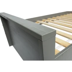 Eenpersoonsbedden<WOOOD Bed Morris Leem - 90x200 cm