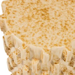Bijzettafels<WOOOD Bijzettafel Axu Zand - Ø 35 cm
