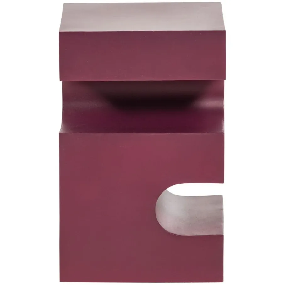 Bijzettafels|Nachtkastjes<WOOOD Bijzettafel Bordeaux - 30x30 cm