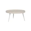 Salontafels<WOOOD Bijzettafel Bounds Beige - Ø 74 cm