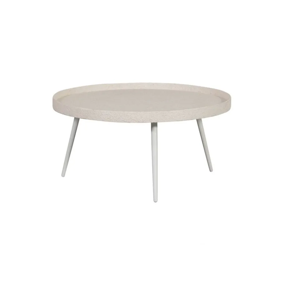 Salontafels<WOOOD Bijzettafel Bounds Beige - Ø 74 cm
