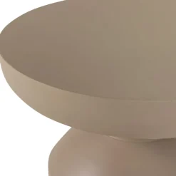 Bijzettafels<WOOOD Bijzettafel Bova Bruin - Ø 45 cm