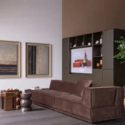 Bijzettafels<WOOOD Bijzettafel Breno Donkerbruin - Ø 30 cm