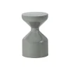 Bijzettafels<WOOOD Bijzettafel Floyd Grijs - Ø 30 cm