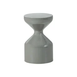 Bijzettafels<WOOOD Bijzettafel Floyd Grijs - Ø 30 cm