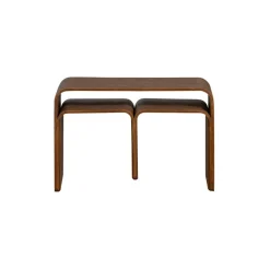 Bijzettafels<WOOOD Bijzettafel Frey Bruin - 60x32 cm