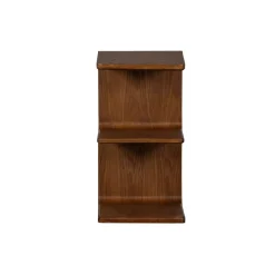 Bijzettafels<WOOOD Bijzettafel Frey Bruin - 60x32 cm