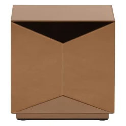 Bijzettafels<WOOOD Bijzettafel Glintz Bruin - 40x40 cm