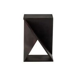 Bijzettafels<WOOOD Bijzettafel Ikem Donkerbruin - 41x41 cm