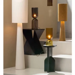 Bijzettafels<WOOOD Bijzettafel Kioni Zwart - Ø 30 cm