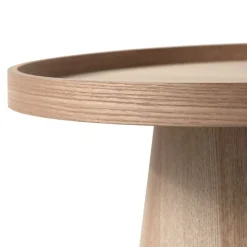 Bijzettafels<WOOOD Bijzettafel Maud Naturel - Ø 45 cm