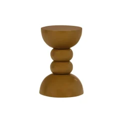 Bijzettafels<WOOOD Bijzettafel Miel Honinggeel - Ø 35 cm