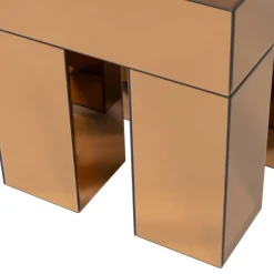 Bijzettafels<WOOOD Bijzettafel Mirrox Bruin - 45x45 cm