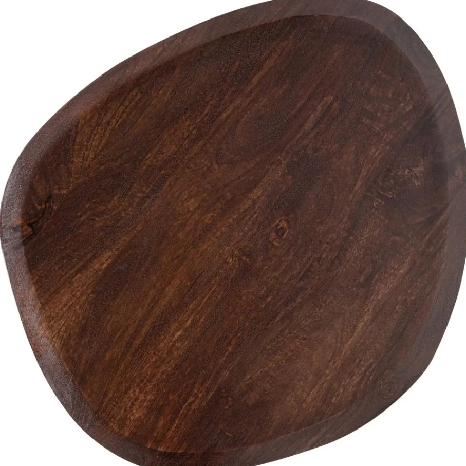 Bijzettafels<WOOOD Bijzettafel Posture Bruin - 60x53 cm