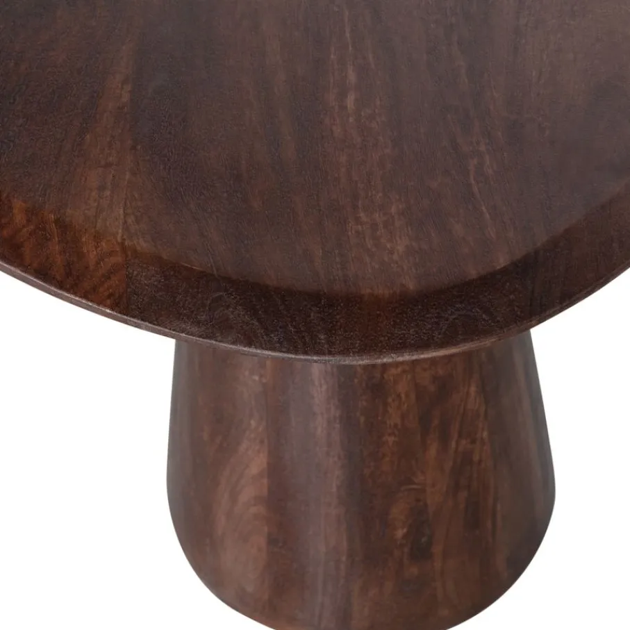 Bijzettafels<WOOOD Bijzettafel Posture Bruin - 60x53 cm