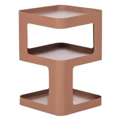 Bijzettafels|Nachtkastjes<WOOOD Bijzettafel Riv Zalmroze - 35x35 cm