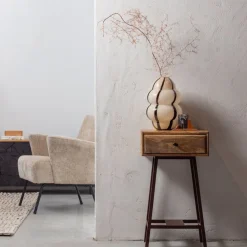 Bijzettafels|Nachtkastjes<WOOOD Bijzettafel Skybox Bruin - 40x30 cm