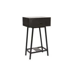 Bijzettafels<WOOOD Bijzettafel Skybox Zwart - 40x30 cm