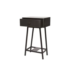 Bijzettafels<WOOOD Bijzettafel Skybox Zwart - 40x30 cm