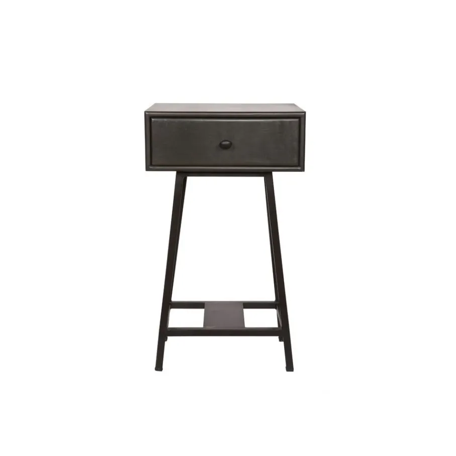 Bijzettafels<WOOOD Bijzettafel Skybox Zwart - 40x30 cm