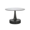 Bijzettafels<WOOOD Bijzettafel Soya Zwart - Ø 60 cm