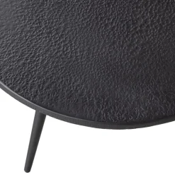 Bijzettafels<WOOOD Bijzettafel Suze Zwart - set 2 stuks