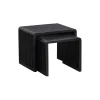 Bijzettafels<WOOOD Bijzettafel Willa Zwart - set 2 stuks