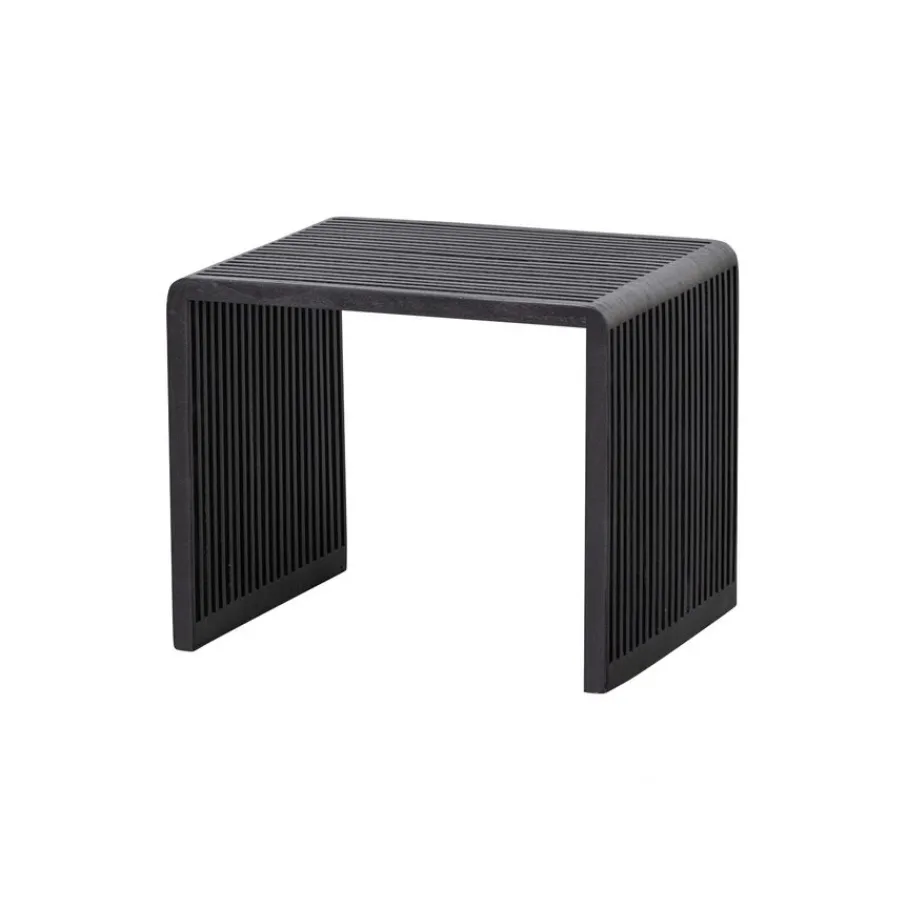 Bijzettafels<WOOOD Bijzettafel Willa Zwart - set 2 stuks