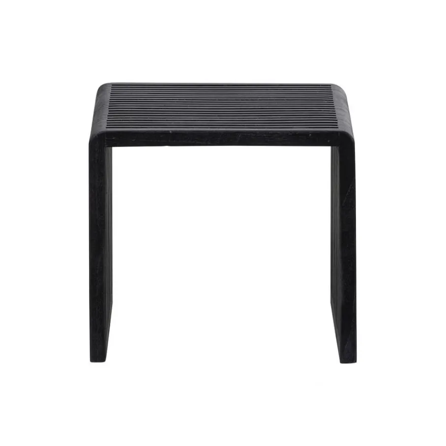 Bijzettafels<WOOOD Bijzettafel Willa Zwart - set 2 stuks