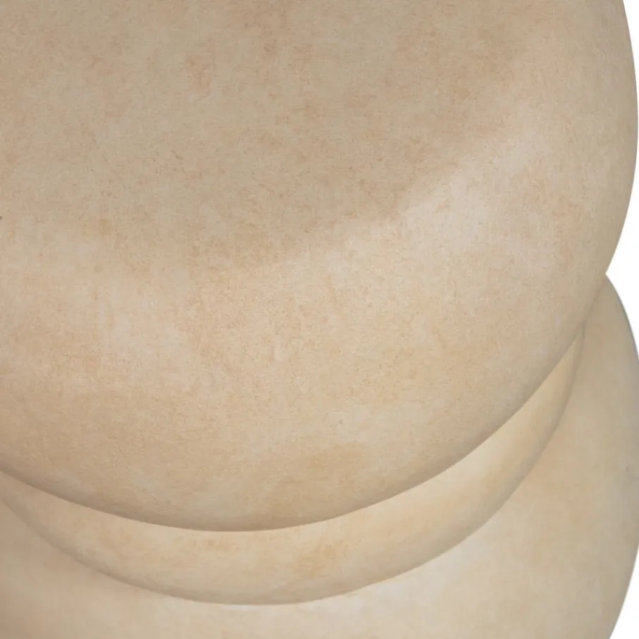 Bijzettafels<WOOOD Bijzettafel Yvo Naturel - 37x35 cm