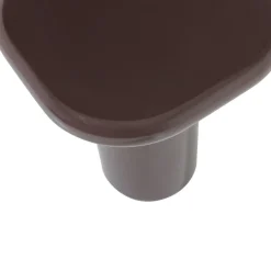 Bijzettafels<WOOOD Bijzettafel Zava Donkerbruin - Ø 50 cm