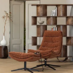 Boekenkasten<WOOOD Boekenkast Sinne Bruin - 130x180x35 cm
