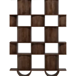 Boekenkasten<WOOOD Boekenkast Sinne Bruin - 130x180x35 cm