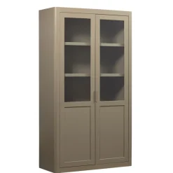 Buffetkasten|Vitrinekasten<WOOOD Buffetkast Gunnar Mud - 120x217x48 cm