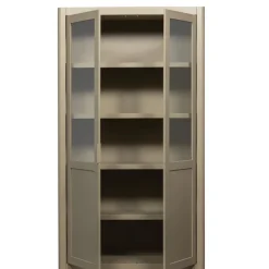 Buffetkasten|Vitrinekasten<WOOOD Buffetkast Gunnar Mud - 120x217x48 cm
