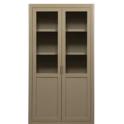 Buffetkasten|Vitrinekasten<WOOOD Buffetkast Gunnar Mud - 120x217x48 cm