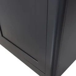 Buffetkasten|Vitrinekasten<WOOOD Buffetkast Gunnar Zwart - 120x217x48 cm