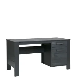 Bureaus<WOOOD Bureau Dennis Staalgrijs - 141x74x59 cm