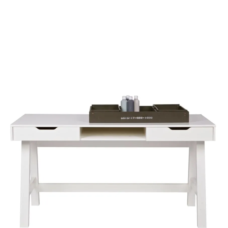 Bureaus<WOOOD Bureau Nikki Wit - 140x75x62 cm