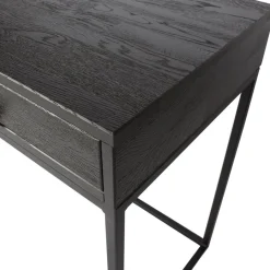 Bureaus|Sidetables<WOOOD Bureau Silas Zwart - 140x75x44 cm