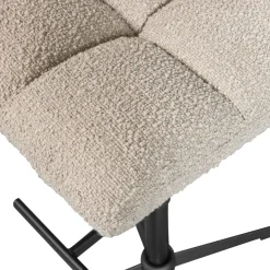 Barkrukken|Barkrukken<WOOOD Draaibare Barkruk Vinny Beige