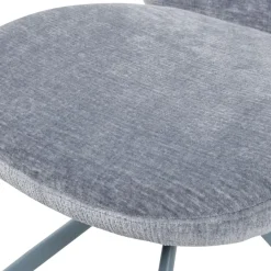 Eetkamerstoelen<WOOOD Draaibare Eetkamerstoel Femke Blauw