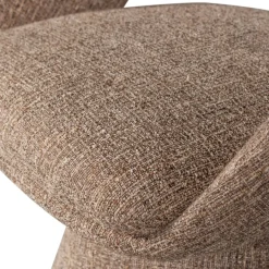 Eetkamerstoelen<WOOOD Draaibare Eetkamerstoel Winter Beige